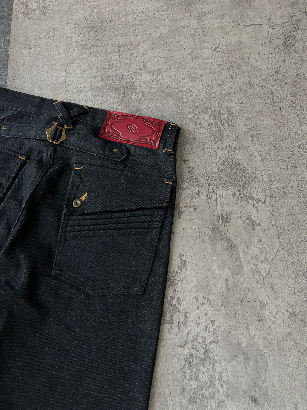 RAW 2.0 | Wide Leg Denim Pants Black