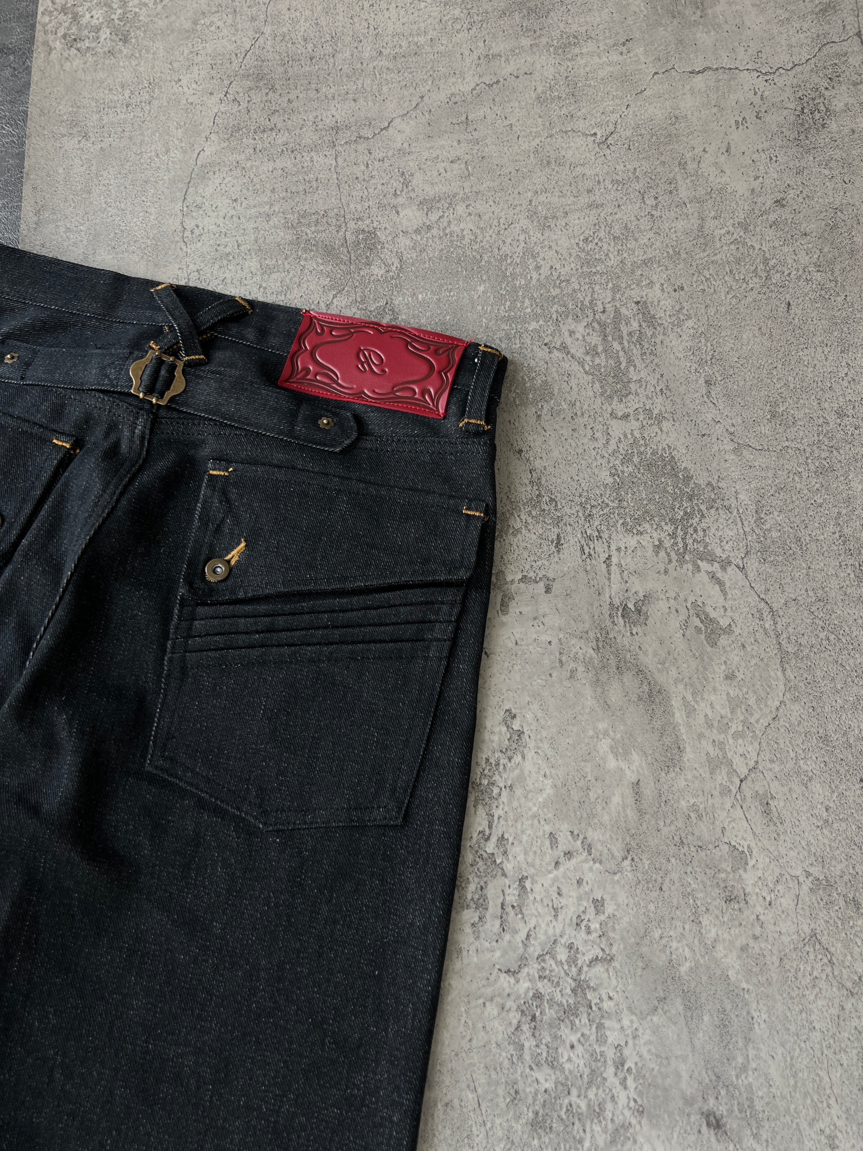 RAW 2.0 | Wide Leg Denim Pants Black