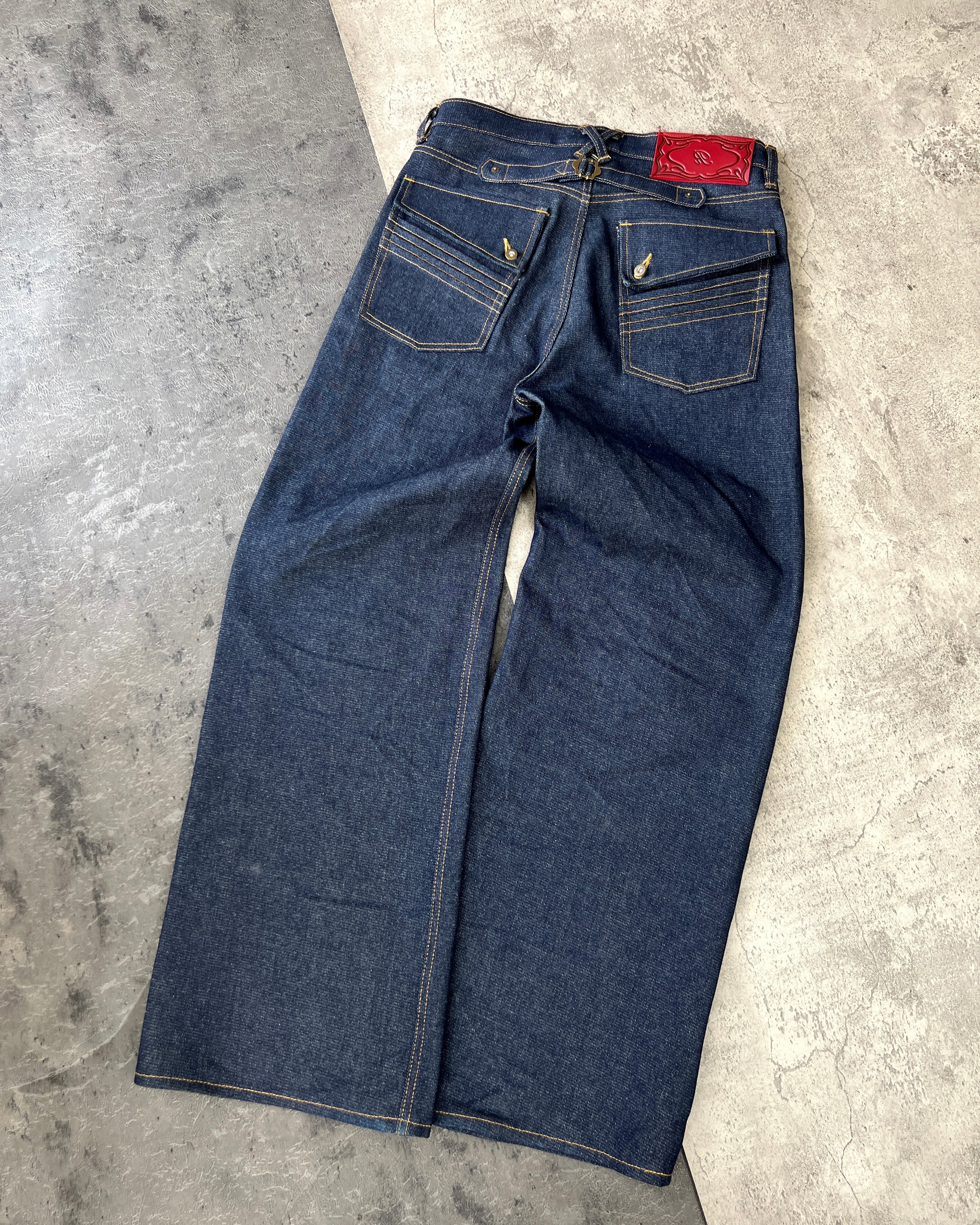 RAW 2.0 | Wide Leg Denim Pants Indigo
