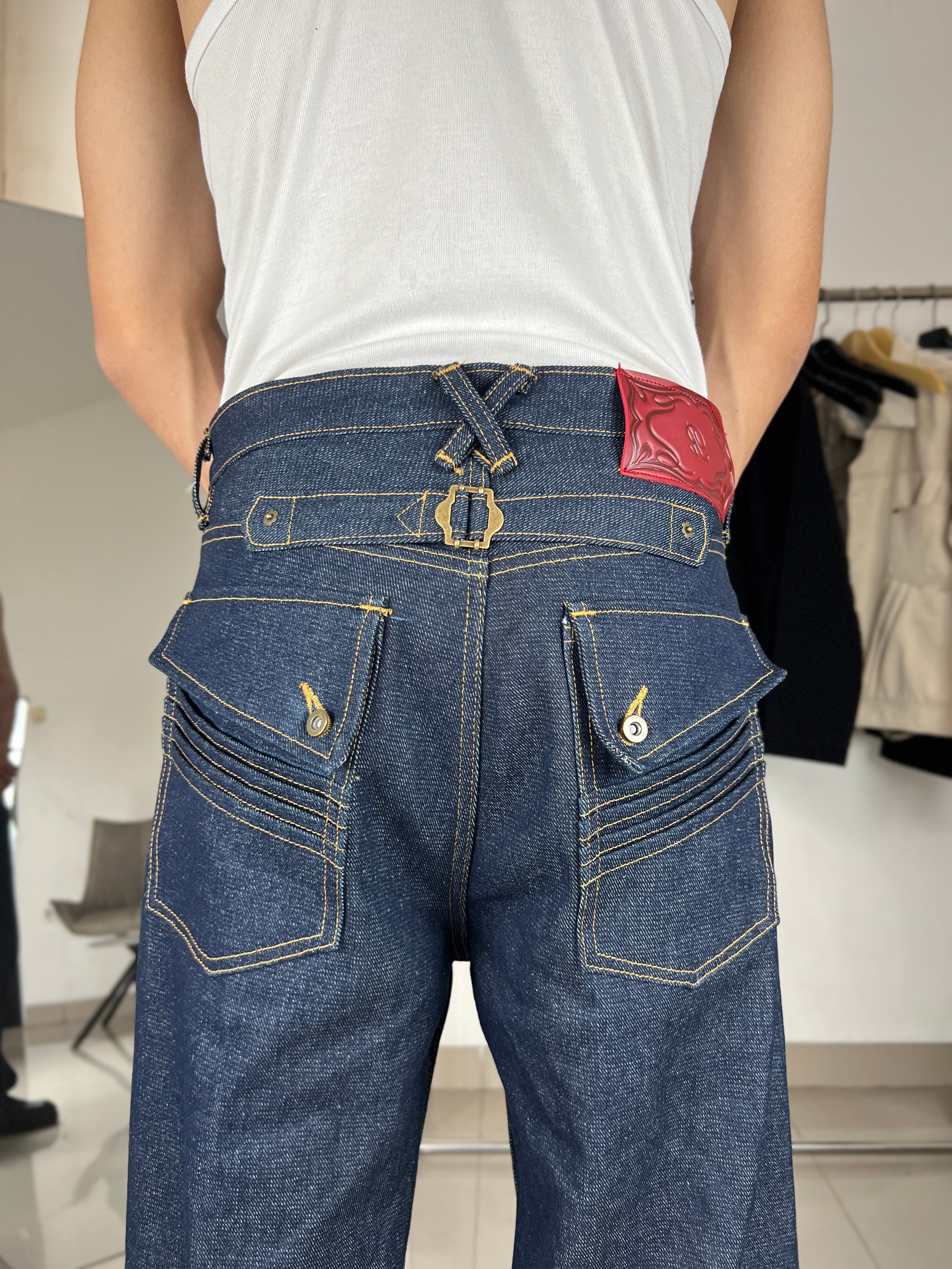 RAW 2.0 | Wide Leg Denim Pants Indigo