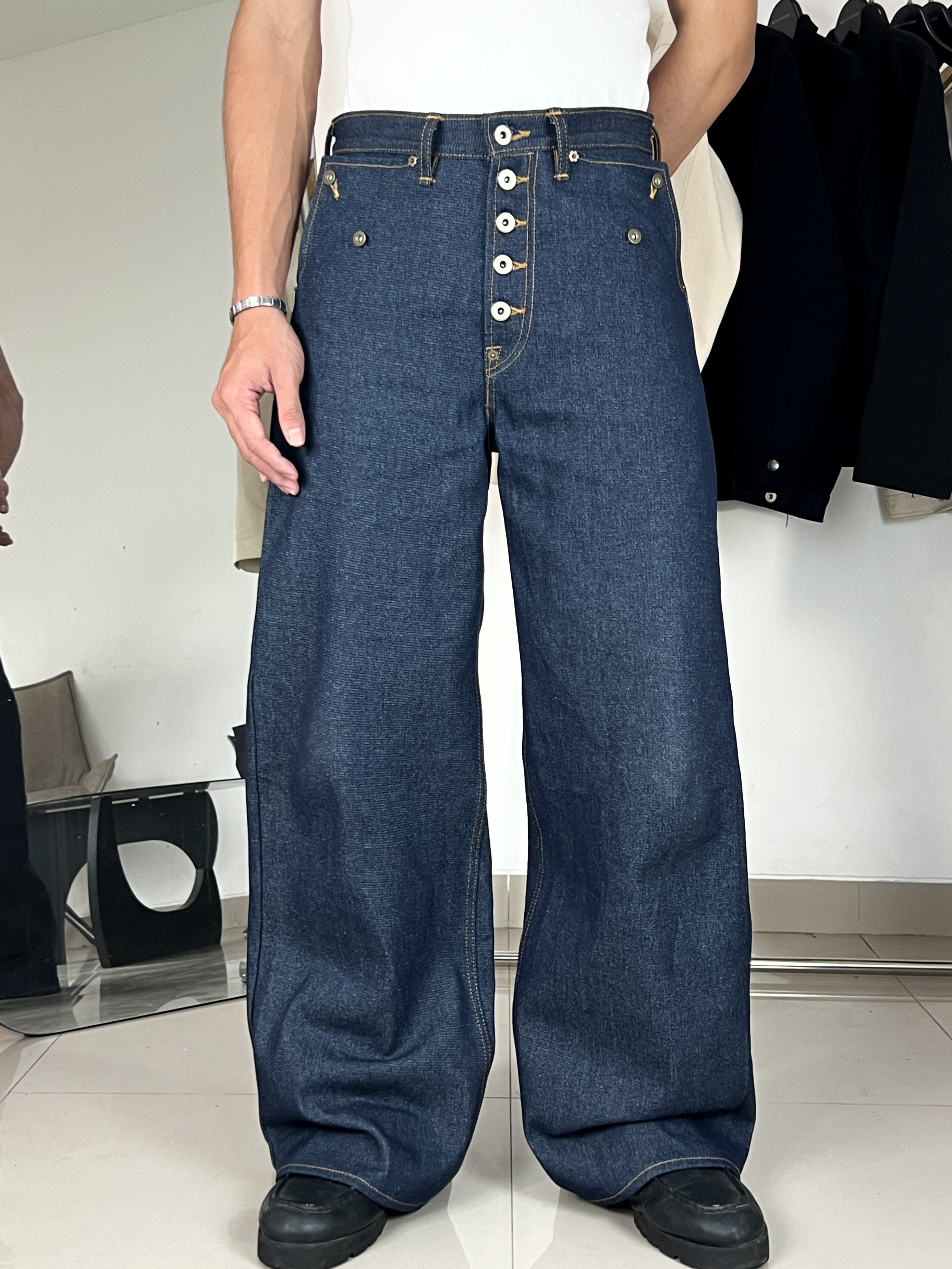 RAW 2.0 | Wide Leg Denim Pants Indigo