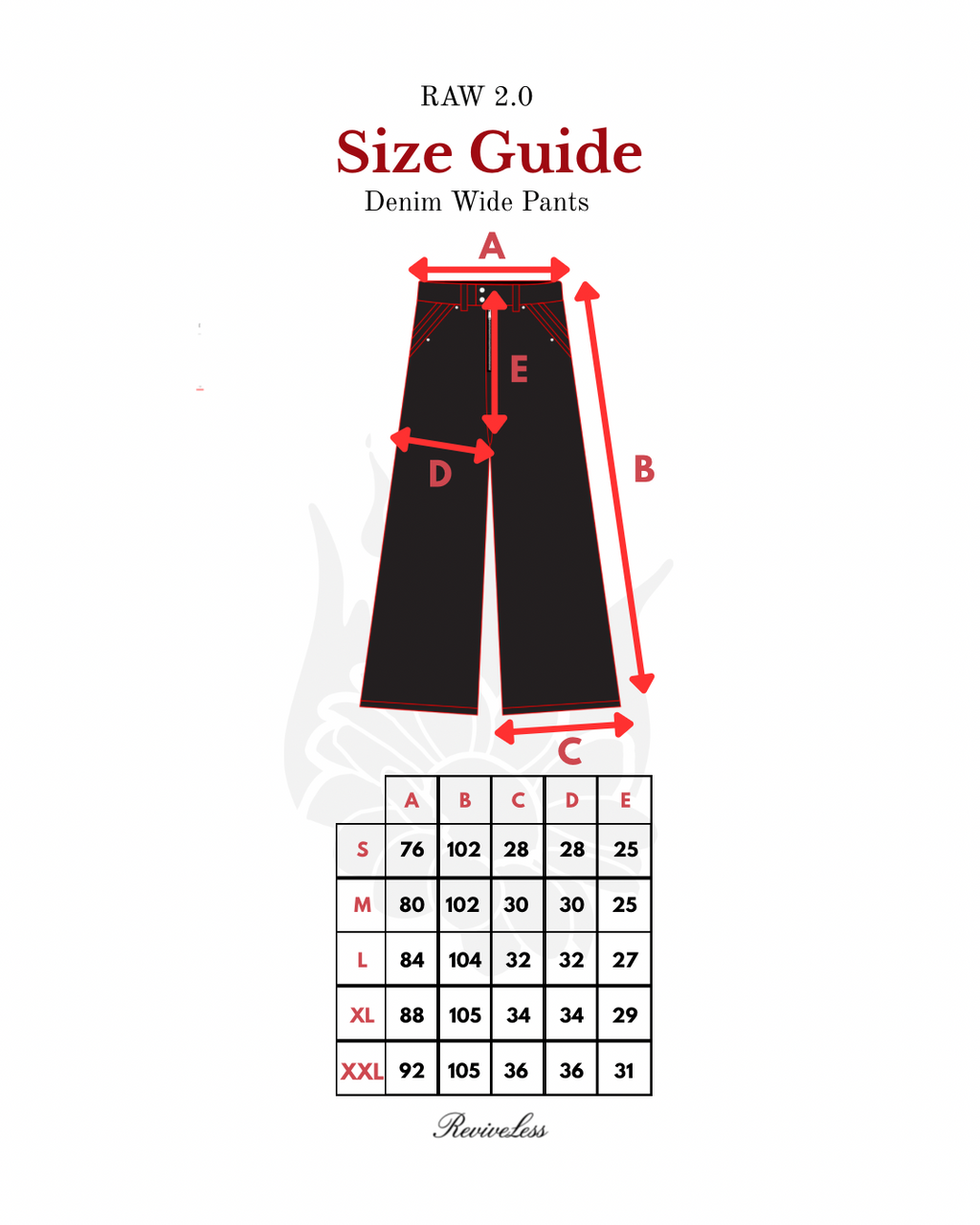 RAW 2.0 | Wide Leg Denim Pants Indigo